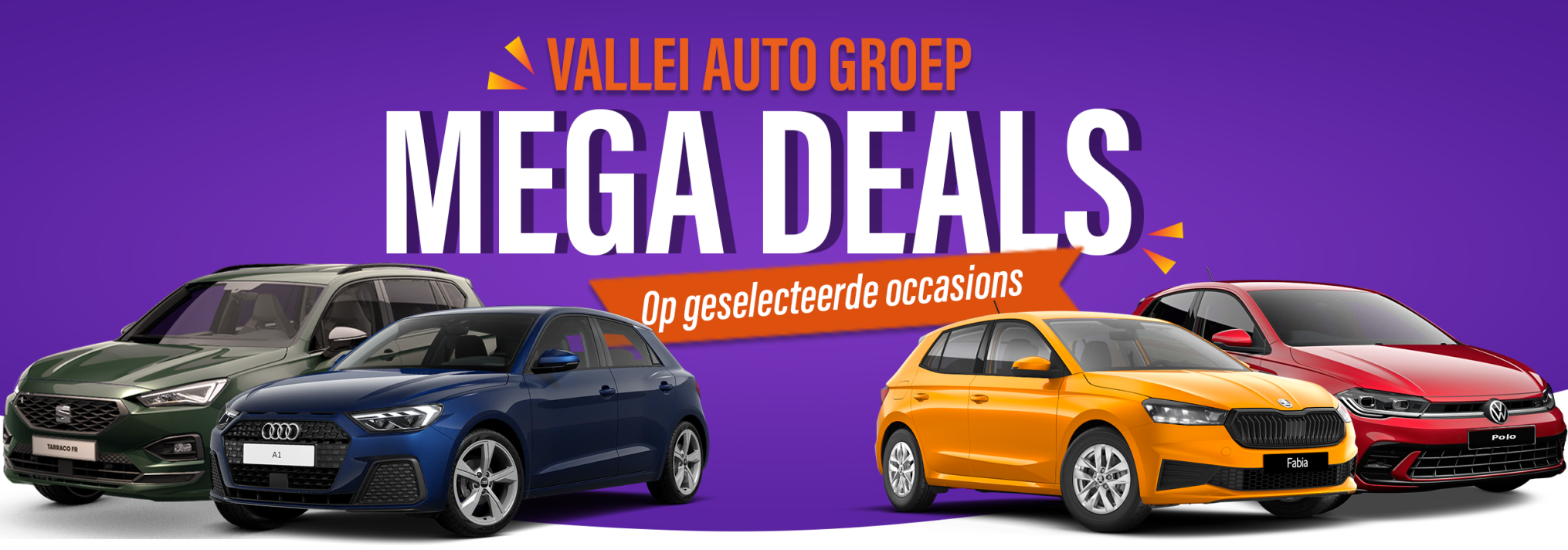 Mega Deals op geselecteerde occasions